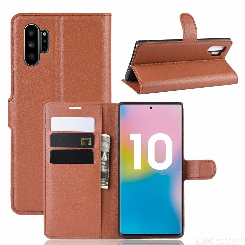 Leather Folio Wallet Case for Samsung Galaxy Note 10 Leather Folio Wallet Case for Samsung Galaxy Note 10